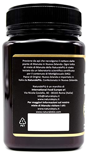 Manuka Honing 100+ MGO, 500 gram. Geproduceerd in Nieuw-Zeeland, actief en rauw, zuiver en natuurlijk. Getest op… - Image 5