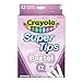Produktbild Crayola - Super Tips, abwaschbare Marker mittlere Spitze, 12er-Pack, für Schule und Freizeit, für kreatives Lettering, Handschrift, Kalligraphie, Pastellfarben, 58-7515