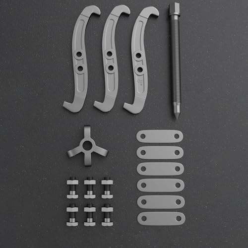 Extractor de rodamientos ajustable de 2 mandíbulas y 3 mandíbulas, extractor de engranajes de acero al carbono para una extracción eficiente de rodamientos pequeños (4 pulgadas), rendimiento estable