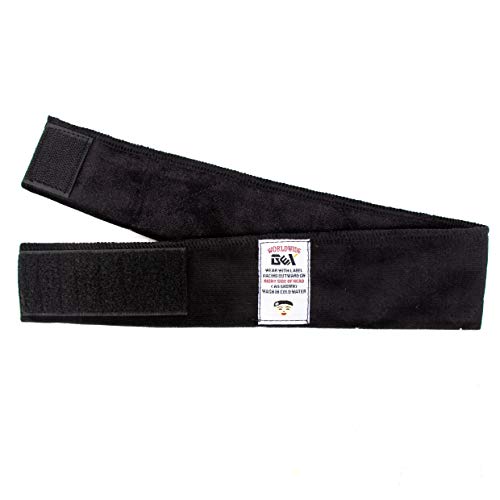 (薄型)GEXウィッグバンド ウィッグ固定 ウィッグズレ防止 簡単着装 ベルクロ付き 柔らかい 通気性よい 日本に上陸 ブラック ヘアバンド