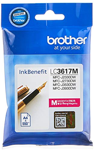 Brother LC-3617M Cartouche d'encre 1 pièce(s) Original Rendement Standard Magenta