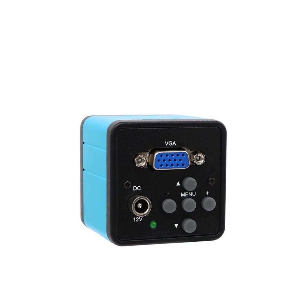 Mikroskop przemysłowy cyfrowy 1080P HDMI VGA kamera mikroskopowa + 130X 2000X 250X regulowany obiektyw z mocowaniem C + 56 diod LED (kamera VGA)