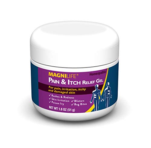 Image of MagniLife Pain & Itch Relief After Shingles Gel, 1.8 Oz, Medicine for Shingles Pain, Poison Ivy, Bug Bites & Itchy Skin, Fast-Acting Pain Reliever with Aloe & Witch Hazel