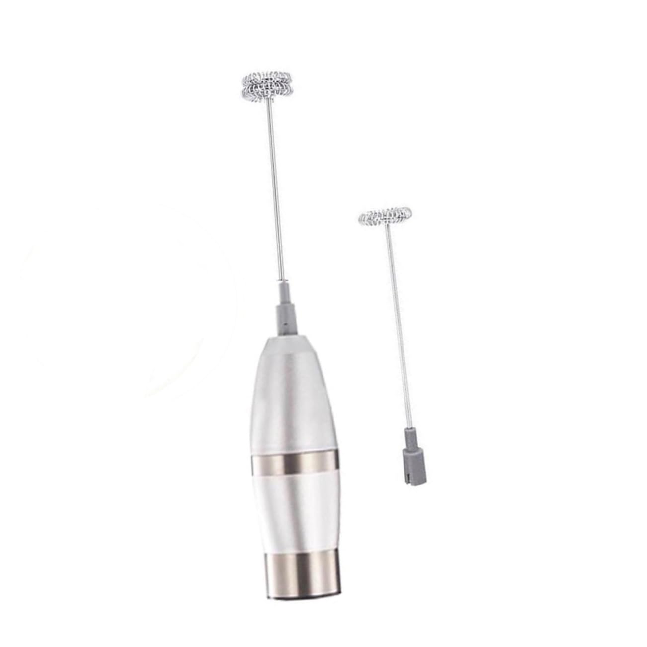 Montalatte Manuale In Acciaio - Frusta Per Cappuccino E Schiuma Latte Portatile - Foto 2