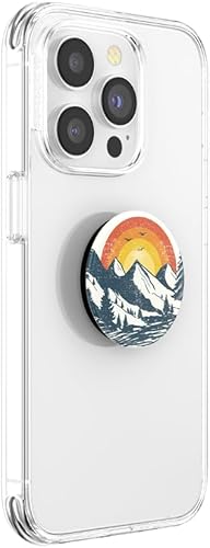 Vista 55 de PopSockets - Agarre para teléfono con soporte expandible, agarre adhesivo - Moon Horizon Horizonte de la Luna