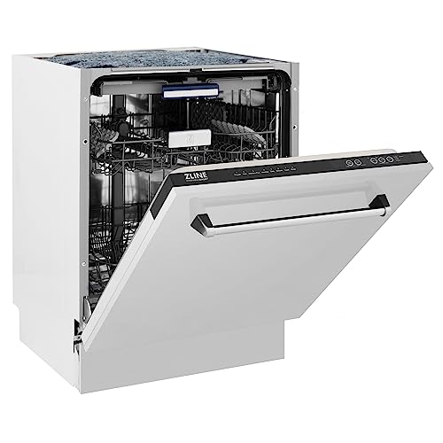 ZLINE 24" Tallac Series 3rd Rack Tall Tub Dishwasher in Stainless Steel, 51dBa (DWV-24) (304 Stainless Steel) - Image 6