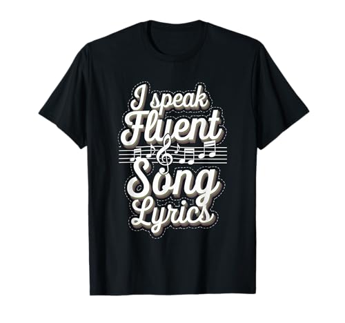 I Speak Fluent Song Lyrics Música melófila |-- Camiseta
