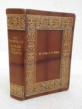 AMY VANDERBILT'S COMPLETE BOOK OF ETIQUETTE 1954 Doubleday & Co., NY Leather
