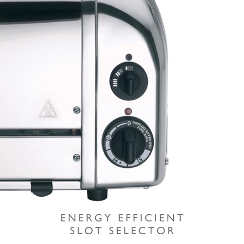 Dualit 2+2 Combi Toaster - Stainless Steel - Hand Built in the UK - Replaceable ProHeat® elements - Heat two or four slots, defrost bread, mechanical timer - Replaceable parts - Image 5