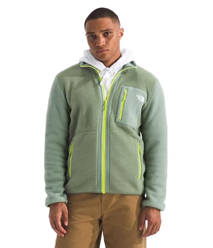 THE NORTH FACE Men's Yumiori Full Zip Jacket | Lightweight Fleece Coat With Embroidered Logo, Zip Pockets