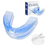 Schnarchschiene, Schnarchstopper mit Ohrstöpseln, Anti Schnarch Schiene und Knirschen, Anti...