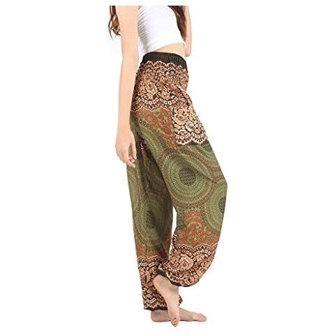 Boho Pants Harem Yoga Trousers for Women Cover
