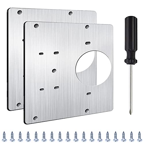 2 Piezas Placa de Reparación de Bisagras Kit Visagras...