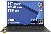 ASUS Zenbook 14 Laptop 14" WUXGA OLED Touch (500nits HDR, 100% DCI-P3) Intel 16-core Ultra 7 255H (>Ultra 9 185H) 16GB RAM 1TB SSD for Creator Business Professional Win11 ICP Hub 2