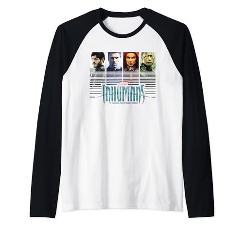 T-shirt Marvel Inhumans en coton doux et finitions raglan premium