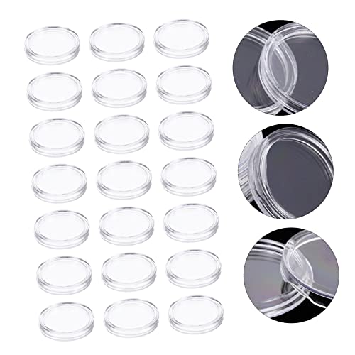Capsulas protectoras transparentes para monedas 100 piezas miniatura 4