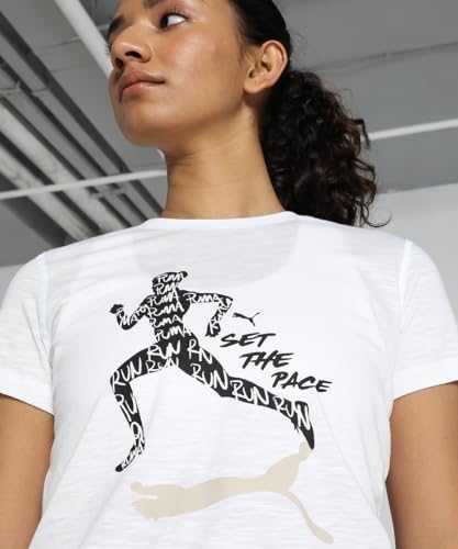 Image of Puma Women's Polyester Regular Fit T-Shirt