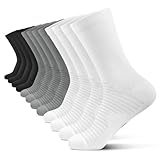 PAPLUS Compression Athletic Crew Socks (6 Pairs)...