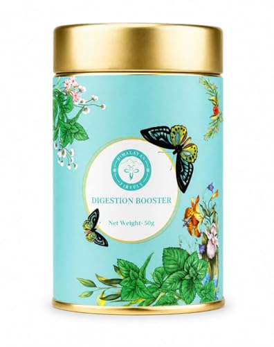 Image of Himalayan Firefly Moroccan Mint Herbal Tea Monthly Pack | Spearmint And Peppermint Loose Leaf Blend | Aromatic Mint Herbal Infusion For Daily Beverage Routines | Home Office Tea Use | 50g