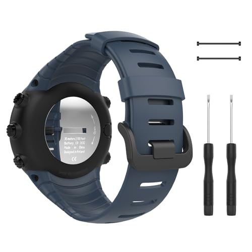 [ATiC] Suunto Core�p �o���h SUUNTO(�X���g) Core�R�A��p �\�t�g TPU���X�g���b�v/�o���h �����x���g �r�T�C�Y�F5.51"-9.06" (140mm-230mm) Midnight Blue