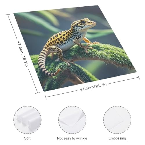 Servilletas de tela cuadradas blancas pack x6 FekiLoot miniatura 2