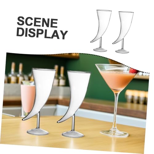 Verres à vin design en corne élégants pour une table d'exception - 6