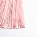 Eymitory Girls Maxi Pleated Skirt Chiffon Elastic High Waist A-Line Boho Swing Long Skirts Pink