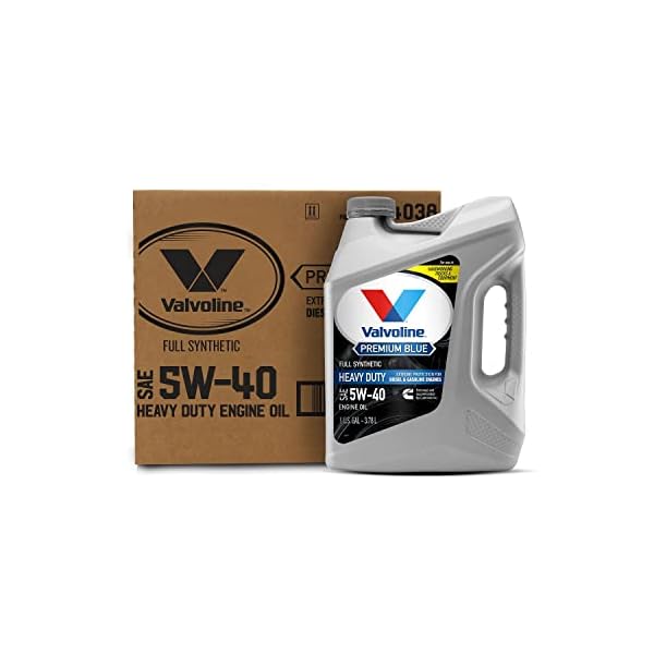 Valvoline Premium Blue Extreme SAE 5W-40 Full Synthetic Diesel Engine Oil 1 GA, Case of 3