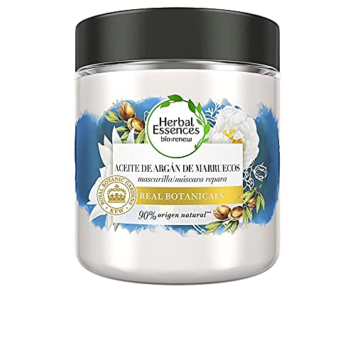 Herbal Essences bio:renew Mascarilla Reparación, Aceite de Argán de Marruecos 250ml, con ph neutro e ingredientes naturales