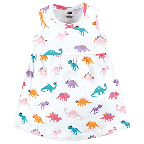 Image of Hudson Baby Girls' Cotton Dress and Cardigan Set