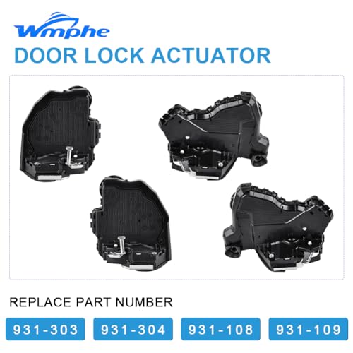 Image of WMPHE Door Latch Lock Actuator Compatible with Toyota 4Runner Camry Tundra Lexus ES350 GS350 LS460 GX460 Scion Replacement for 69040-42250 931-401 69030-42230 931-403 69030-06200 - 4PCS