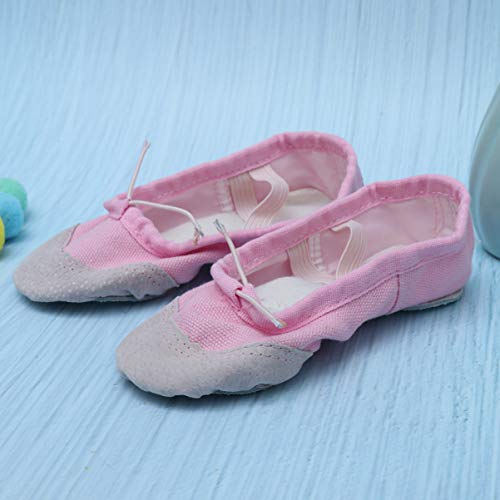 Sapatos de dança de balé rosa Healifty sapatilhas de balé Pilates sapatos para ioga dança ginástica