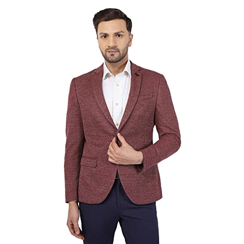 Image of blackberrys Structured Polyester Blend Slim Fit Mens Casual Wear Jacket