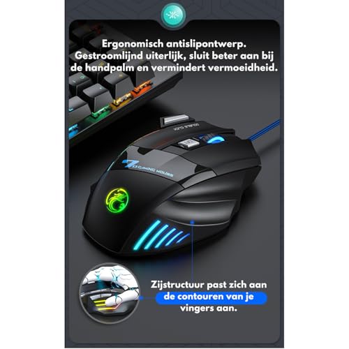 Souris gaming 3200 DPI Elementkey HyperClaw V3 pour optimiser la précision de tir