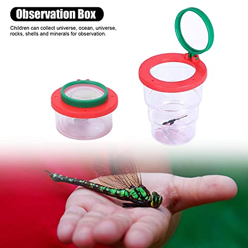 Besokuse 2PC Insert Bug Viewer Magnifier Backyard Explorer Insect Bug Viewer Collecting Kit for Children and Kids Bug Catcher