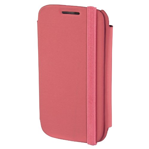 Hama Booklet Look   Funda de tipo libro para Samsung Galaxy S4 Mini (neopreno), color rosa