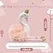 Mikee Fluffie Plush Toy Stuffed Animals Ballet Swan for Girls 12in Tall, Stuffed Animals for Kids