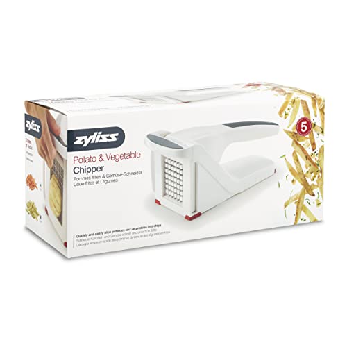 Zyliss E910025 White Chip Slicer, Chip Fries and Vegetable Slicer, 5 Year Guarantee - Image 3
