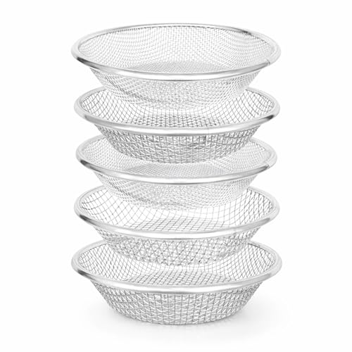 Set de 5 tamices de suelo 11.8 pulgadas metal miniatura 1