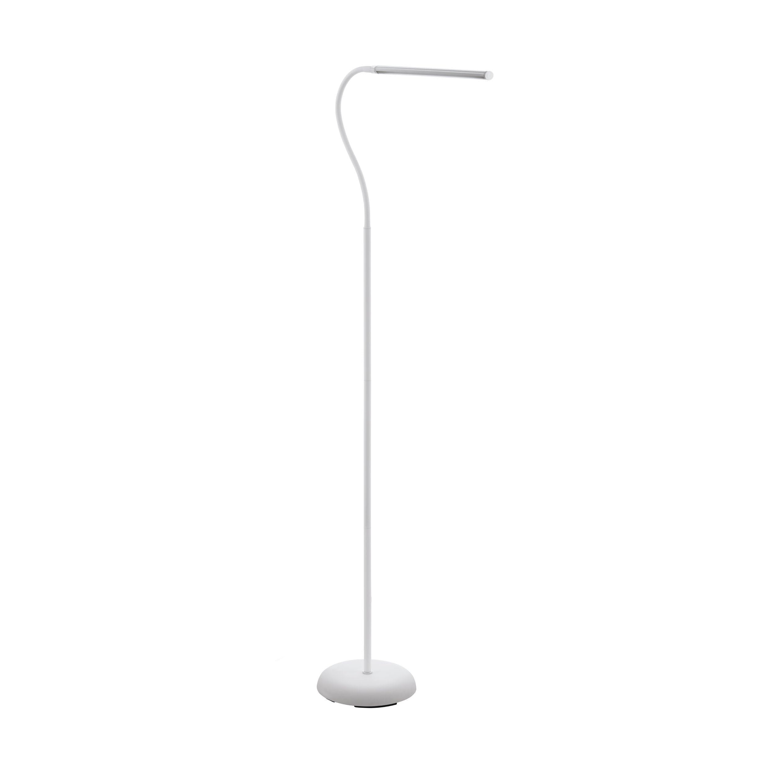 EGLO Laroa White LED Touch Dimmer Floor Lamp - White