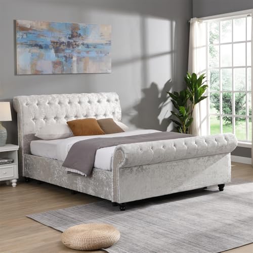 with Hydraulic Lift Queen Size Upholstered Storage Bed,Multifunctional Bed for Bedroom,with Noise-Free Metal Frame, Suitable for Bedroom, Apartment (Mattress Not Included)