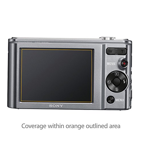 Protector de pantalla BoxWave para Sony Cybershot DSC-W810, pack de 2 películas 3