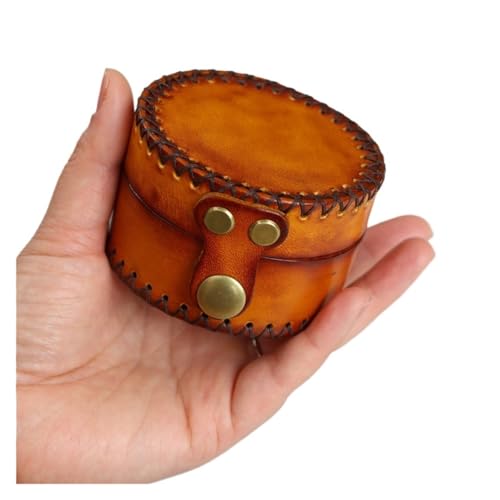 Keychain Pouch Clutch Bag Earphone Package Data Cable Bags Ring And Earring Pouches Suitable Small Handbag(Dark brown)3