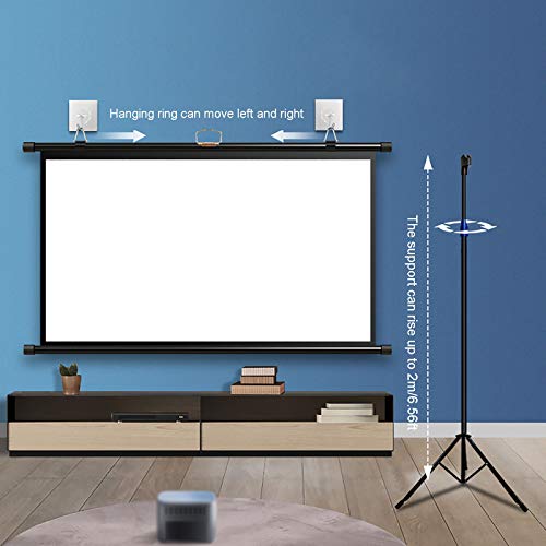 Pantalla portátil para proyector con trípode 72 pulg 16:9 miniatura 4