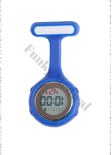 FunkyFobz Nurse Digital Silicone Fob Watch - Dark Blue