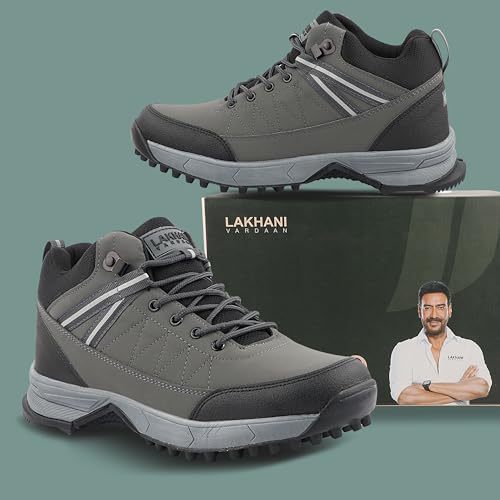 Image of FLYO By Lakhani Vardaan WOODS01 Outdoor Shoes, Sturdy Sole for Tough Terrains, Comfortable Insole, Suitable for Outdoor Activities and Casual Wear