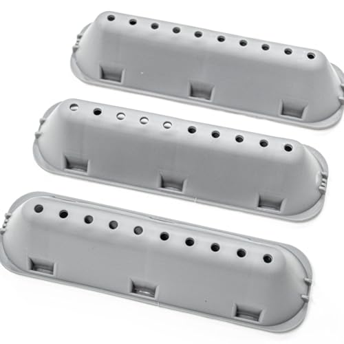 JPshop - Kit 3 Trascinatori 10 fori per cestello lavatrice compatibile con Ariston C00065463