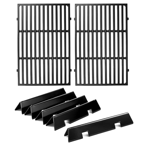 Spirit E-310 Grill Replacement Parts 7636 Flavorizer Bars 7638 Grill Grates for Weber Spirit I and Spirit II Grill Parts E-310 E-315 E-330 S-310 300 Series Parts II E310 GS4 Grill Parts Flavor Bars