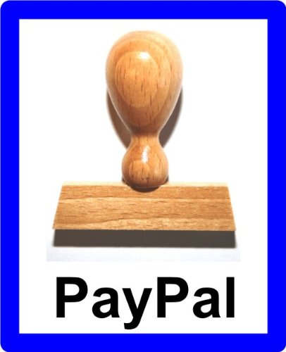 Preisvergleich Produktbild LE-ONs® Holzstempel Professional-Serie L30: PayPal