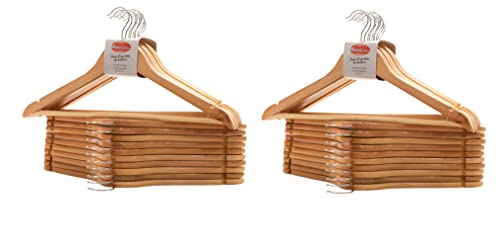 Perchas Ropa Madera 50 Marca Maxell Power CE